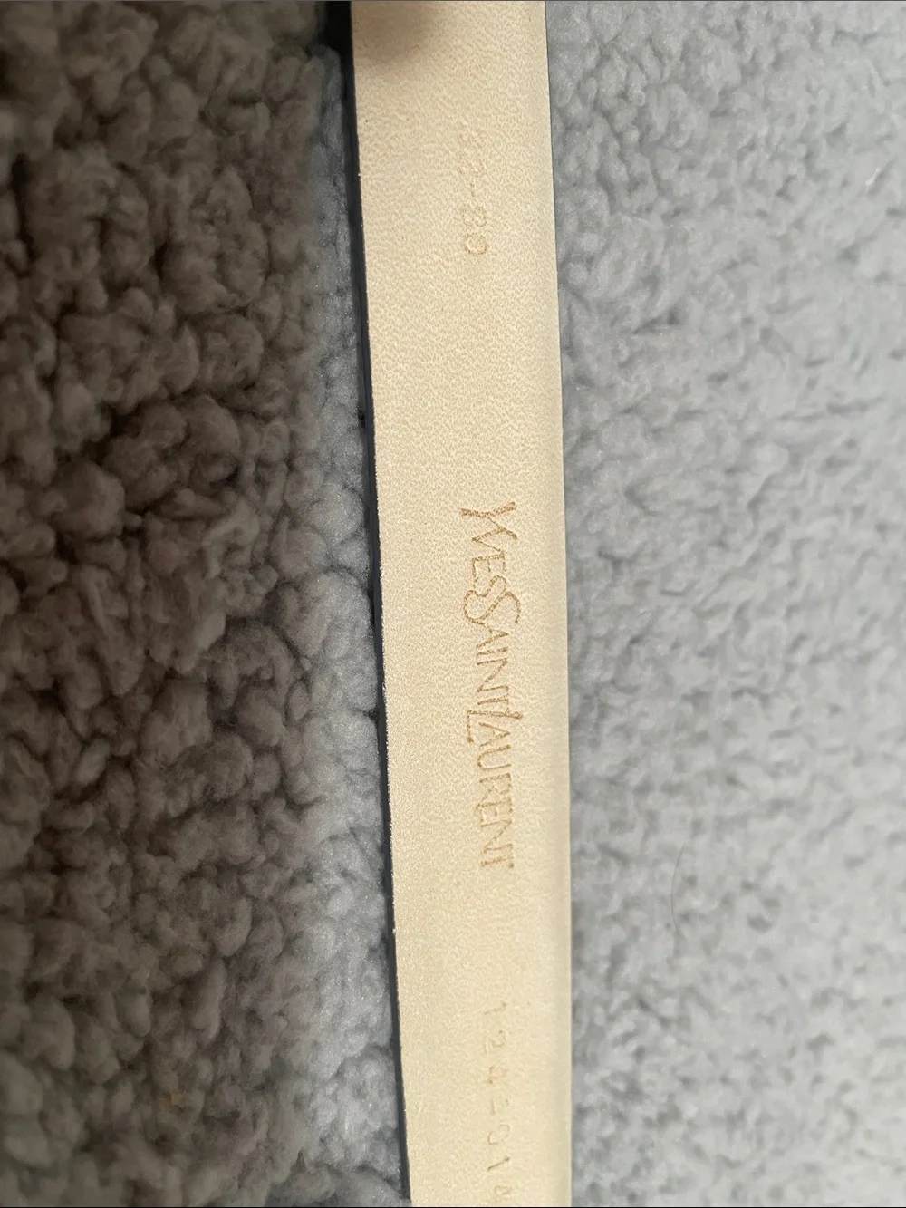 Vintage YSL leather belt